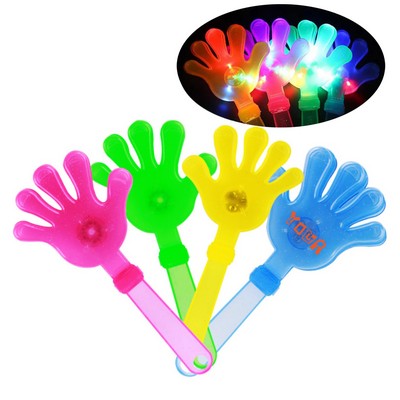 Plastic Led Illuminated Noise Toy Hand Clapper