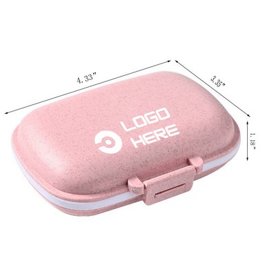 Compartments Portable Pill Case