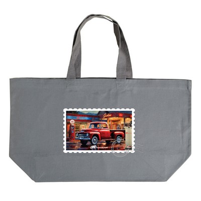 Colored Grande Canvas Tote - 1 Color (27"x16"x8")