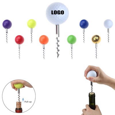 Elegant Golf Ball Shaped Wine Bottle Opener