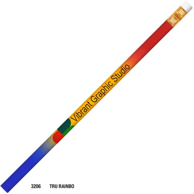 True Rainbo™ #2 Pencil w/Round Ferrule