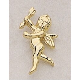 Cupid w/ Arrow Marken Design Cast Lapel Pin (Up to 1")