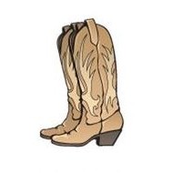 Cowboy Boots Lapel Pin