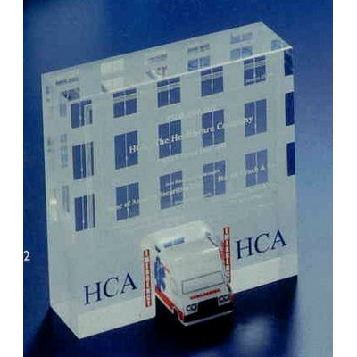 Hospital Building w/Ambulance Embedment/Award