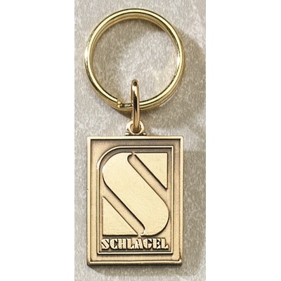 Series 3525-I Die Struck Iron Key Tag (1 1/2"x2.5mm Thick)