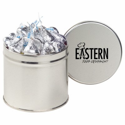 Round Tin (1/2 Quart) - Hershey's® Kisses®