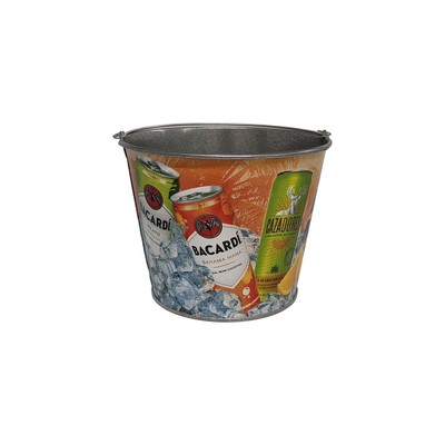 5 Quart Galvanized Steel Metal Bucket