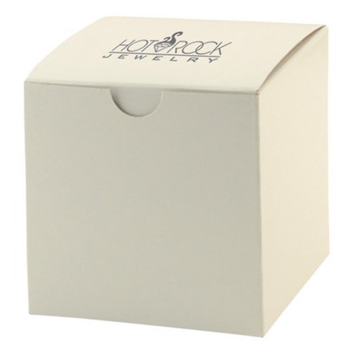 White Gloss Gift Box (4"x4"x4")