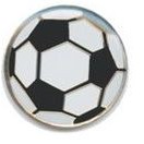 Soccer Sports Stock Lapel Pin