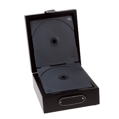 Black DVD/Blu-ray Box w/ Leather Top