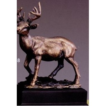 White Trail Deer Trophy (7"x8 1/2")