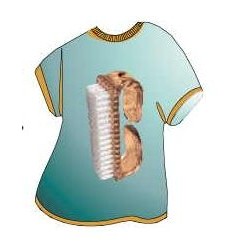 Nail Brush T-Shirt Lapel Pin