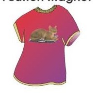 Devon Rex Cat T-Shirt Lapel Pin