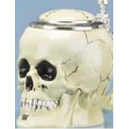 Gold Tooth Skull Stein Mug