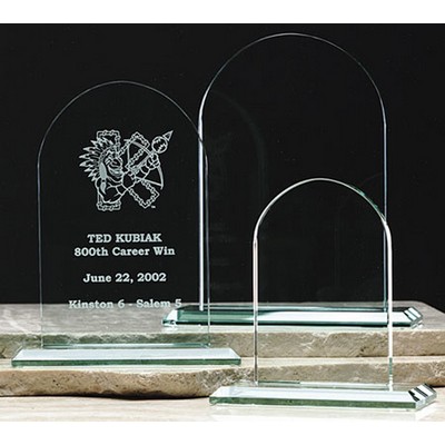 Jade Glass Arch Award (5"x8¾")