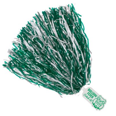 750-Streamer Pom Poms w/Mascot Handle - Bulldog End