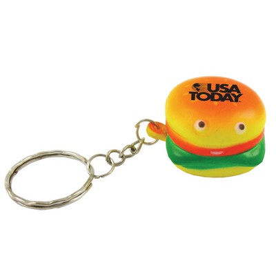 Hamburger Stress Reliever Key Chain(Close Out)