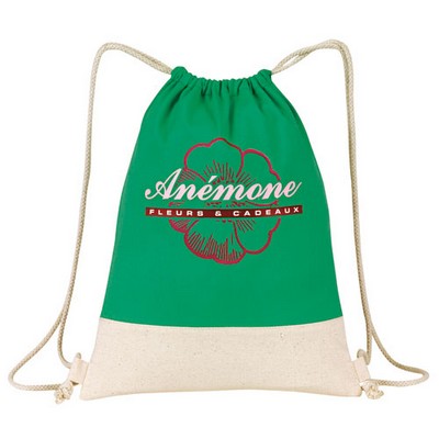 Go Green Drawstring Duffle Bag