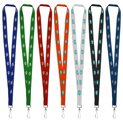 3/4" Econo Lanyard (Factory Direct - 10-12 Weeks Ocean)