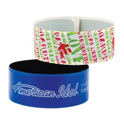 Large Reflective Vinyl Slap Bracelet