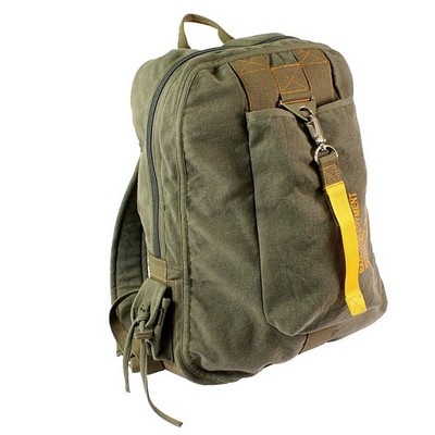 Vintage Olive Drab Canvas Flight Bags