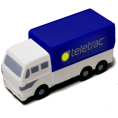 Blue & White Delivery Truck Stress Reliever