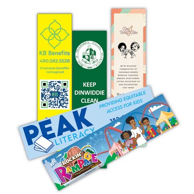 12 Point Laminated Card Stock Bookmark (2"x8")