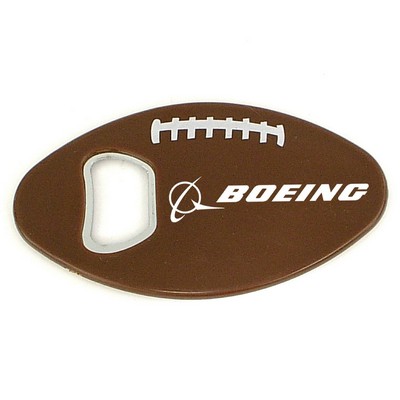 Football Bottle Opener w/Magnet (9 Week Production)