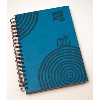 Small Faux Leather Spiral Journal Book - 100 Page (4 1/4"x5 3/4")