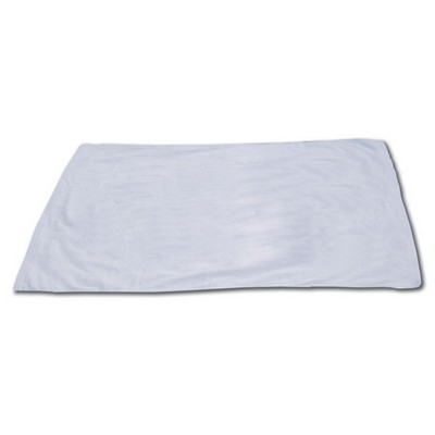 White 100% Cotton Terry Beach Towel - Blank (30"x60")