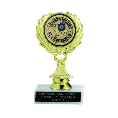 5½" Wreath Riser Trophy Holds 2" Insert