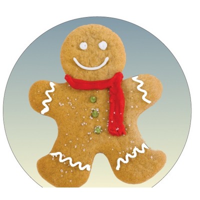 Gingerbread Man Paper Coaster