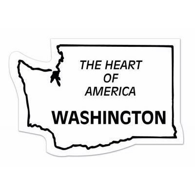 Washington State Shape Magnet - Full Color