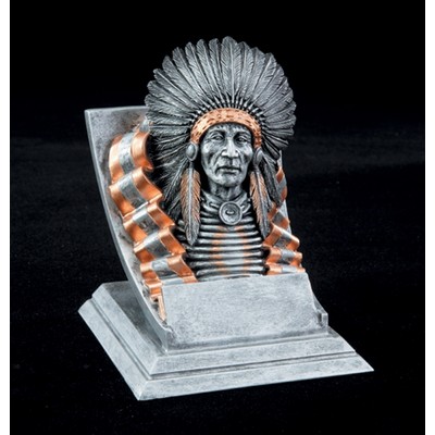 "Spirit Mascot" Indian Figurine - 4"