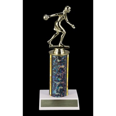 7" Single Column Bowling Economy Series Trophy