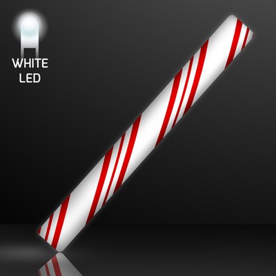 Flashing LED Candy Cane 16" Cheer Sticks - BLANK