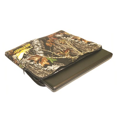 Large Mossy Oak or Realtree Premium Foam Laptop Case w/Zippered Closure