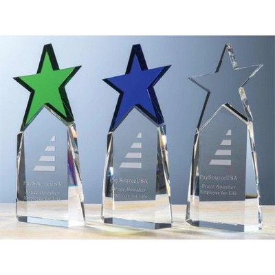 Triumphant Star Optical Crystal Award