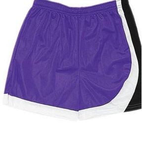 Cool Mesh Adult Athletic Short w/ 7" Inseam & Contrasting Panel