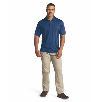 Men's Heathered Polo Shirt