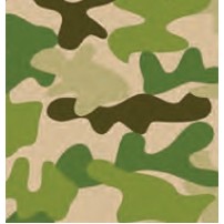 Camo/Kraft Masculine Gift Wrap (833'x30" or 36")