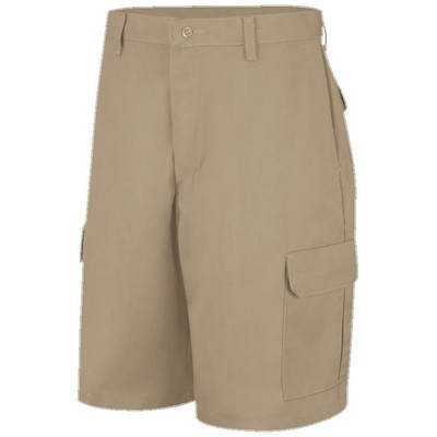 Red Kap™ Men's Poly/Cotton Cargo Short - Khaki Tan