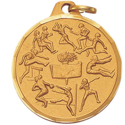 E Series Die Struck Track & Field Female General Medal