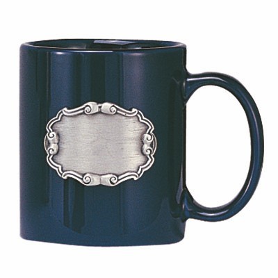 12 Oz. Blue Coffee Mug w/Casting