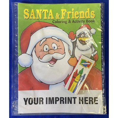 Santa & Friends Coloring Book Fun Pack