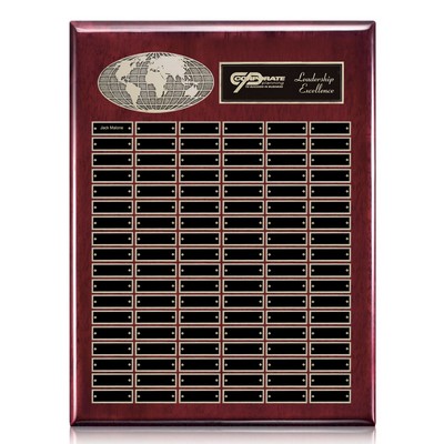 World Perpetual Plaque (Vert) - Rosewood 108 Plate