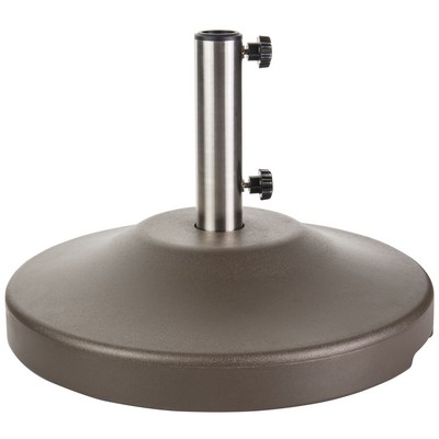 20" Diameter 80 lb. Plastic Exterior Concrete Filled Weighted Umbrella Base