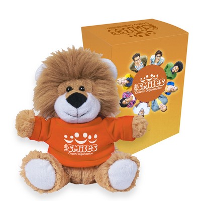 6" Lovable Lion With Custom Box