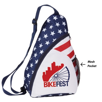 Patriotic Sling Backpack