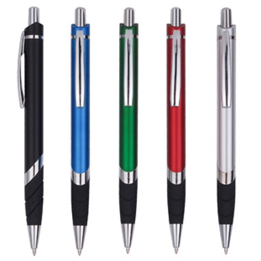 Plastic Ballpoint Budget Pen With Push On/Off Function